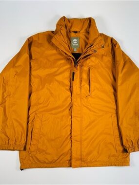 Timberland Men's Mustard Orange Puffer Jacket